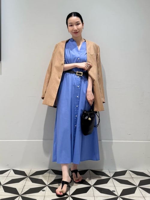 BALLSEY✨定価3万　ボールジィ　コットンシルク　タイプライター　ワンピース BALLSEY✨定価3万 ボールジィ コットンシルク タイプライター