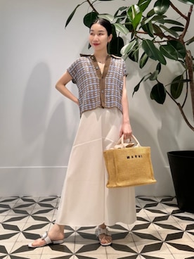 「トゥモローランド」｜「アイテム（ワンピース/ドレス）」を使った、Nito_TOMORROWLANDさん（レディース・158cm）の夏コーディネート