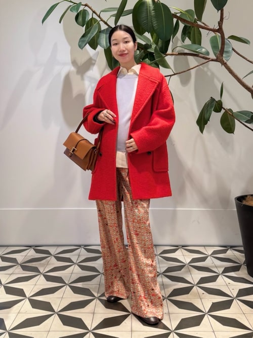 ブークレーボンディング ダブルブレストコート（その他アウター