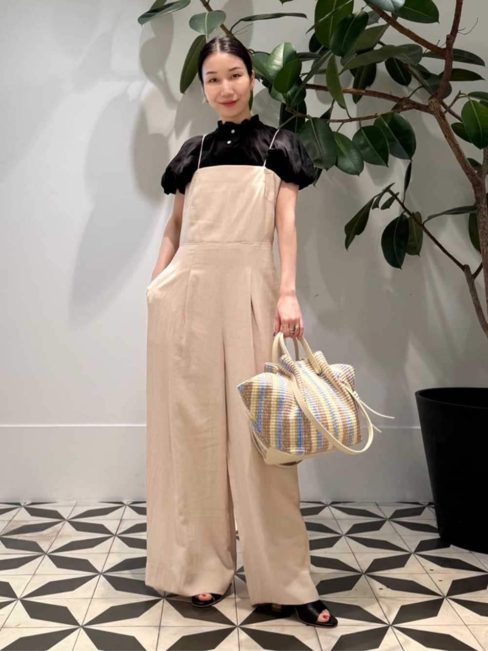 BALLSEY（ボールジィ）の「スムースラミー フリルカラーブラウス