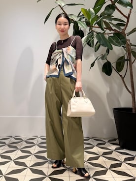 「BACCA（バッカ）のアイテム」を使った、Nito_TOMORROWLANDさん（レディース・158cm）の夏コーディネート