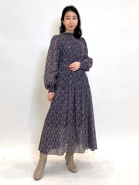 「SOULEIADO（ソレイアード）のアイテム」を使った、Nito_TOMORROWLANDさん（レディース・158cm）の秋コーディネート