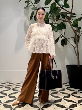 「Anya Hindmarch」｜Nito_TOMORROWLANDさん（レディース・158cm）の夏コーディネート