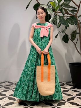 「MACPHEE（マカフィー）のアイテム」を使った、Nito_TOMORROWLANDさん（レディース・158cm）の夏コーディネート