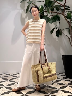 「gianvitorossi」｜Nito_TOMORROWLANDさん（レディース・158cm）の夏コーディネート