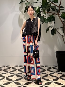 「Anya Hindmarch」｜Nito_TOMORROWLANDさん（レディース・158cm）の夏コーディネート