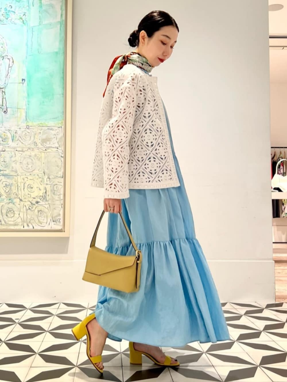 BALLSEY(ボールジィ)の「サークルモチーフエンブロイダリー BALLSEY(ボールジィ)の「サークルモチーフエンブロイダリー
