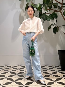 「Anya Hindmarch」｜Nito_TOMORROWLANDさん（レディース・158cm）の夏コーディネート