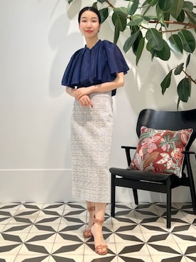 「Rochas」｜Nito_TOMORROWLANDさん（レディース・158cm）の夏コーディネート