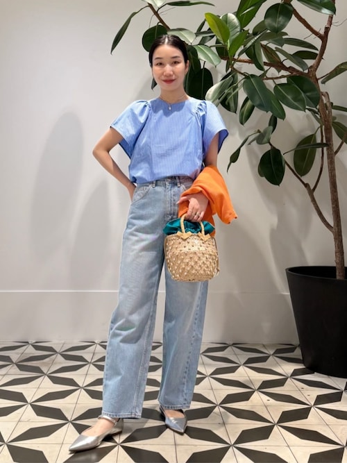Le Nine NINA CRY COTTON S バスケットバッグ（かごバッグ