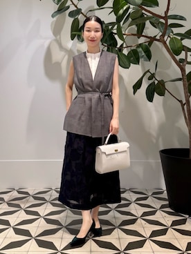 「BACCA（バッカ）のアイテム」を使った、Nito_TOMORROWLANDさん（レディース・158cm）の夏コーディネート