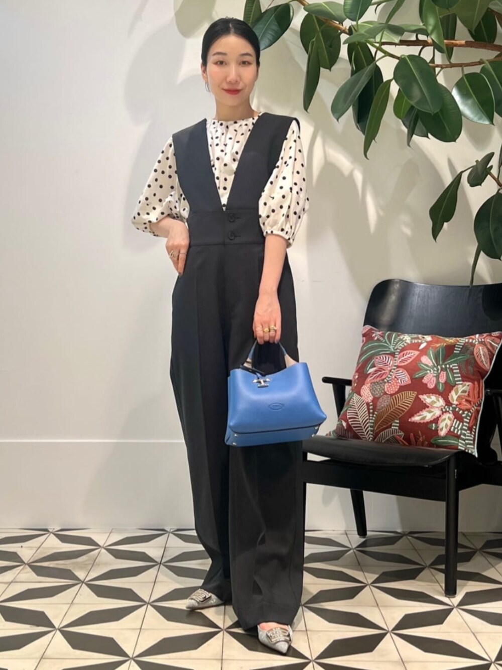 専用✨Ballsey　ボールジィ　ドットプリント ランタンスリーブブラウス BALLSEY（ボールジィ）の「ドットプリント ランタンスリーブ