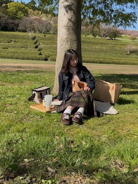 「BONLECILL（ボンルシール）のアイテム」を使った、karinさん（レディース・154cm）の春コーディネート