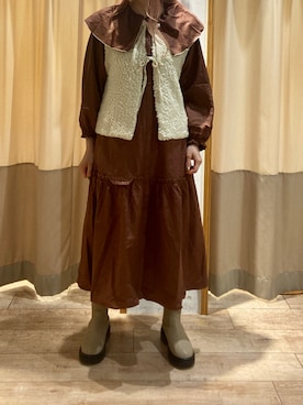 りさん（レディース・159cm）の秋コーディネート