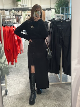 「インスタフォローしてね！」｜RYUKA【🌻事務所所属🌻】さん（レディース・154cm）の冬コーディネート