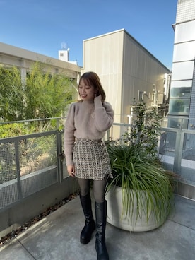 「インスタフォローしてね！」｜RYUKA【🌻事務所所属🌻】さん（レディース・154cm）の春コーディネート