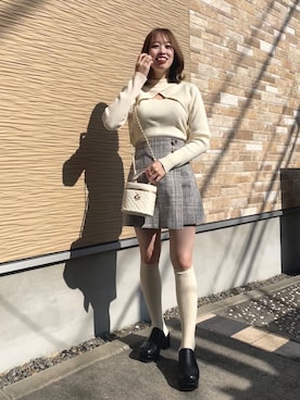 「インスタフォローしてね！」｜RYUKA【🌻事務所所属🌻】さん（レディース・154cm）の秋コーディネート