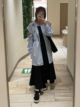 「インスタフォローしてね！」｜「アイテム（ワンピース/ドレス）」を使った、RYUKA【🌻事務所所属🌻】さん（レディース・154cm）の秋コーディネート