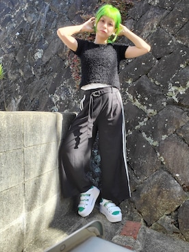 「もけもけ」｜shioriinachさん（レディース・157cm）の夏コーディネート