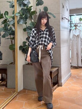 rinkaさん（レディース・162cm）の秋コーディネート