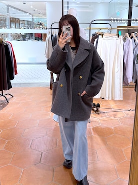 「RIVE DROITE（リヴドロワ）のアイテム（アクセサリー）」を使った、rinkaさん（レディース・162cm）の冬コーディネート