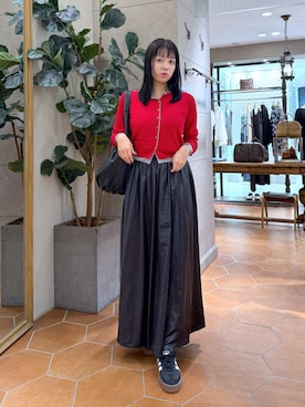 「アイテム（チョーカー）」を使った、rinkaさん（レディース・162cm）の夏コーディネート
