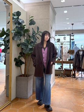 「着回しコーデ」｜rinkaさん（レディース・162cm）の冬コーディネート