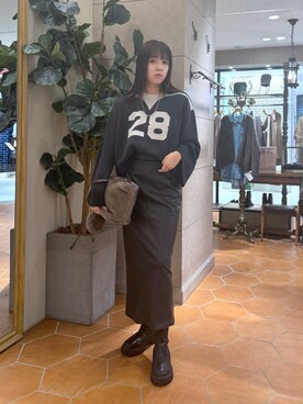 「ニツト」｜rinkaさん（レディース・162cm）の秋コーディネート