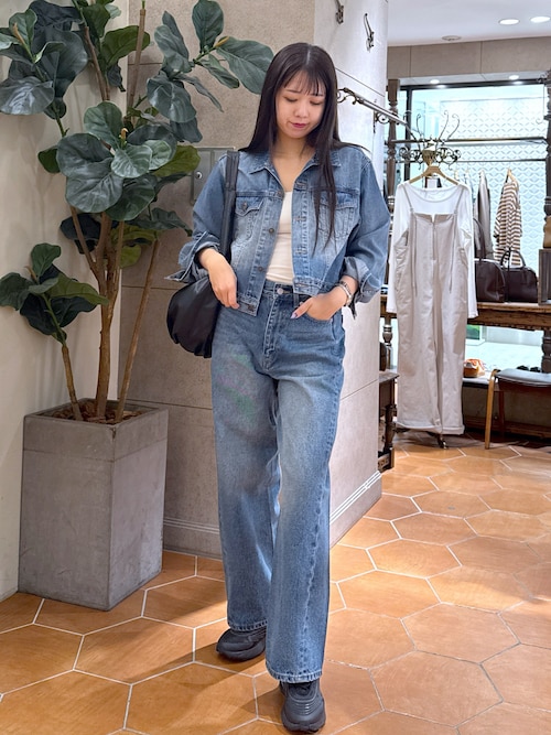 ⭐︎新品タグ付き⭐︎ RIVE DROITE デニムジャケット RIVE DROITE｜【リバイバル/新色追加/羽織るだけでサマになる