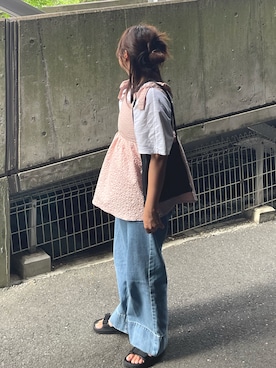 「韓国コーデ」｜「アイテム（キャミソール）」を使った、yui'swear0503さん（レディース・153cm）の秋コーディネート