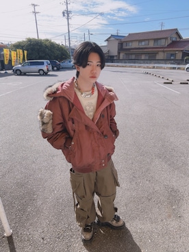 「NEW ROCK（ニューロック）のアイテム」を使った、よっしーさん（メンズ・170cm）の冬コーディネート