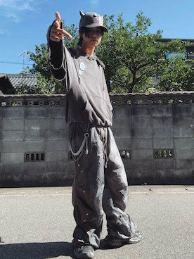 「アイテム（雑貨/ホビー）」を使った、よっしーさん（メンズ・170cm）の夏コーディネート