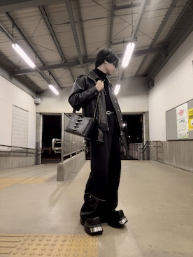 「アイテム（アクセサリー）」を使った、よっしーさん（メンズ・170cm・10代）の秋コーディネート