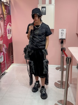 「アイテム（キャップ）」を使った、よっしーさん（メンズ・170cm・10代）の夏コーディネート