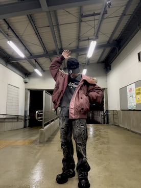 「GRANCY（グランシー）のアイテム（パンツ）」を使った、よっしーさん（メンズ・170cm）の春コーディネート