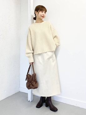 anzuさん（レディース・158cm）の冬コーディネート