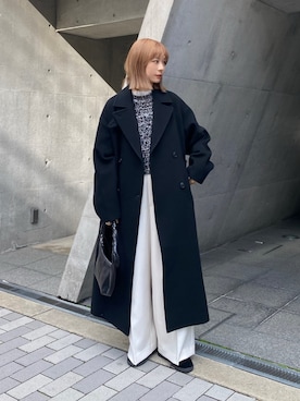 「KBF（ケイビーエフ）のアイテム」を使った、anzuさん（レディース・158cm）の冬コーディネート