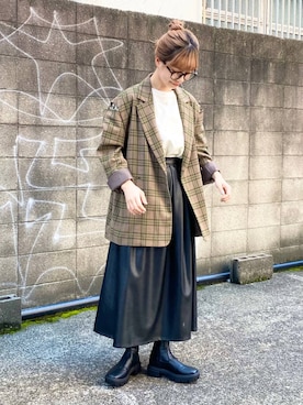 anzuさん（レディース・158cm）の秋コーディネート