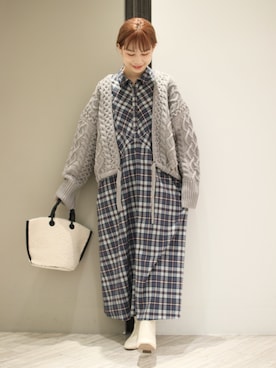 anzuさん（レディース・158cm）の秋コーディネート