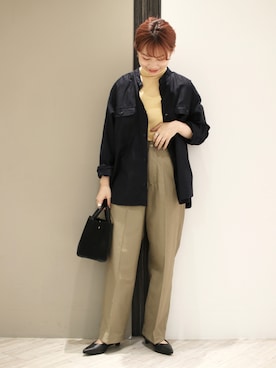 「RODE SKO」｜「アイテム（その他）」を使った、anzuさん（レディース・158cm）の秋コーディネート