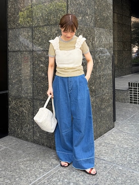 「URBAN RESEARCH DOORS(アーバンリサーチドアーズ)のアイテム(サンダル)」を使った、anzuさん(レディース・158cm)の秋コーディネート