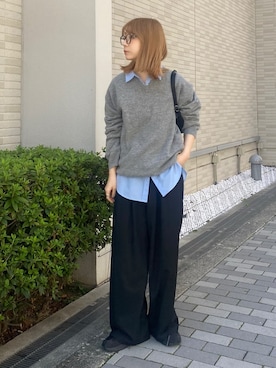 「RODE SKO（ロデスコ）のアイテム」を使った、anzuさん（レディース・158cm）の秋コーディネート