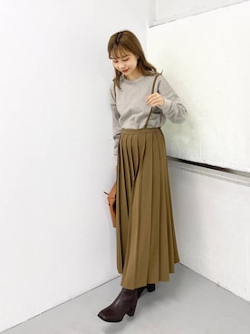 anzuさん（レディース・158cm）の秋コーディネート