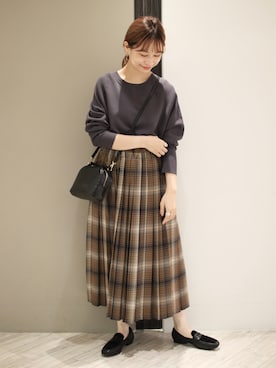 anzuさん（レディース・158cm）の秋コーディネート