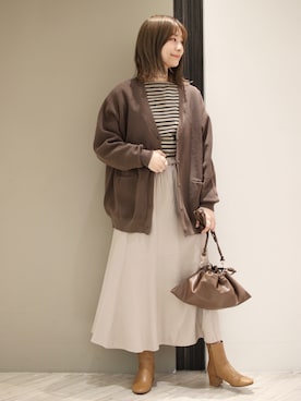 anzuさん（レディース・158cm）の冬コーディネート