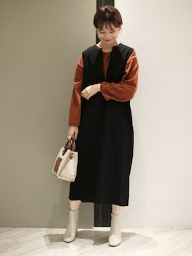 anzuさん（レディース・158cm）の秋コーディネート