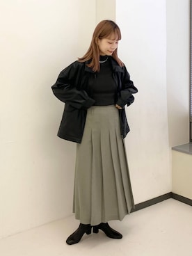 anzuさん（レディース・158cm）の秋コーディネート