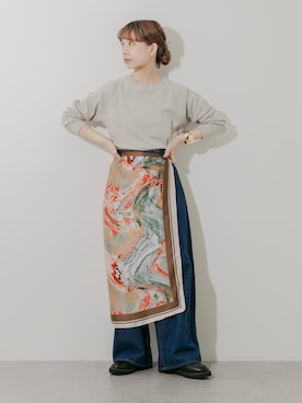 「アイテム（ブレスレット）」を使った、anzuさん（レディース・158cm）の秋コーディネート