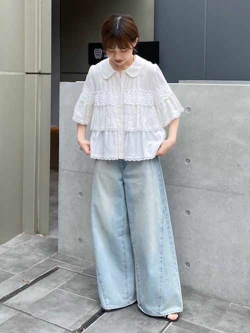 WIDEレッグアジャストデニム