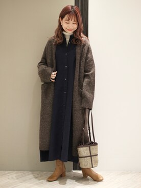 anzuさん（レディース・158cm）の冬コーディネート